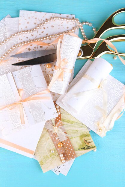 Three pricing cards with embroidery motifs